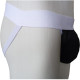 Cueca Jockstrap Bicolor Branco/Preto com Bojo Transparente Cuecas SexLord Underwear