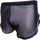 Cueca Ultra Fina com Abertura Lateral em Tule Preto Transparente Cuecas SexLord Underwear