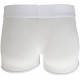 Cueca Boxer em Tule Transparente Branco Cuecas SexLord Underwear