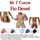 Kit 7 Cuecas Fio Dental Sexlord Underwear Tamanho Único
