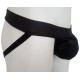 Cueca Jockstrap com Alça de Sustentação Atrás em Tecido Cirre Preto Respirável Cuecas SexLord Underwear