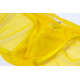 Cueca Cintura Fina Sexy Transparente em Tule Vazado Amarelo Respirável Cuecas SexLord Underwear