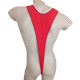 Cueca Strap Sexy Bodysuit com Suspensórios Fio Dental Vermelho Cuecas SexLord Underwear