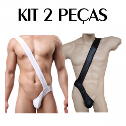 Kit 2 Cuecas Thong Fio Dental Alça Lateral Cuecas Sexlord Underwear