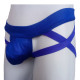 Cueca Jockstrap 3 Alças de Sustentação em Cirre Respirável Azul Royal Cuecas SexLord Underwear