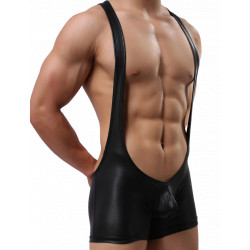Cueca Boxer com Bojo Anatômico de Sustentação Frontal e Suspensório Cirre Preto Respirável Cuecas SexLord Underwear