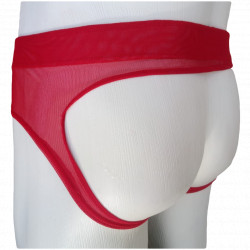 Cueca Sungão Jockstrap Ultra Final Tule Transparente Cuecas SexLord Underwear